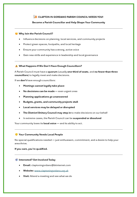 Become a councillor